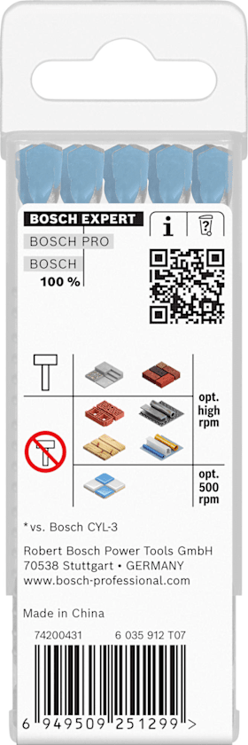 Bosch EXPERT HEX-9 Multi Construction Bohrer, 6 x 60 x 100 mm