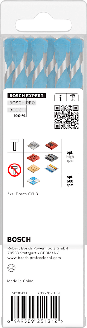 Bosch EXPERT HEX-9 Multi Construction Bohrer, 8 x 90 x 150 mm