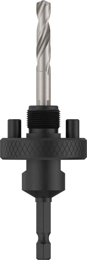 Bosch Aufsteckhalter und Zentrierbohrer für Lochsäge, 32-210 x 44 mm