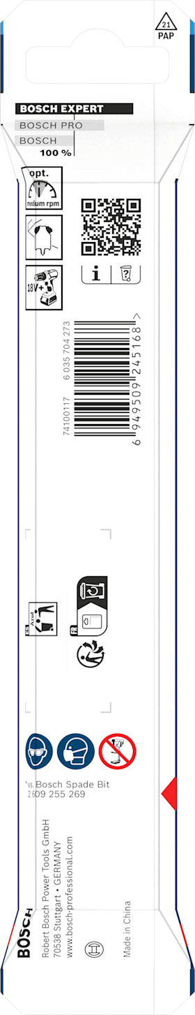 Bosch EXPERT Self Cut Speed Flachfräsbohrer, 18 x 152 mm