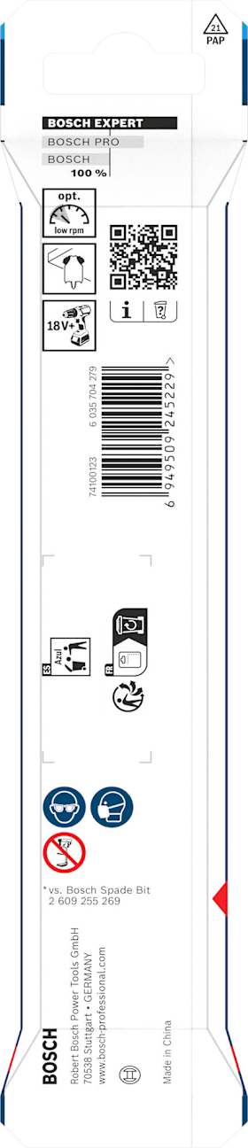 Bosch EXPERT Self Cut Speed Flachfräsbohrer, 26 x 152 mm