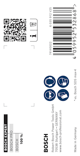 Bosch EXPERT SDS max-8X Hammerbohrer, 15x200x340 mm