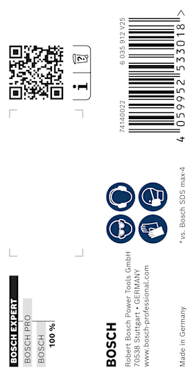Bosch EXPERT SDS max-8X Hammerbohrer, 19x400x520 mm