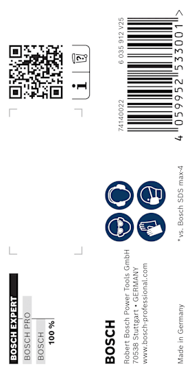 Bosch EXPERT SDS max-8X Hammerbohrer, 19x200x320 mm