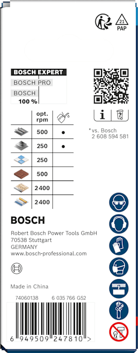 Bosch EXPERT Multi Material Power Change Plus-Lochsäge, 35 x 60 mm