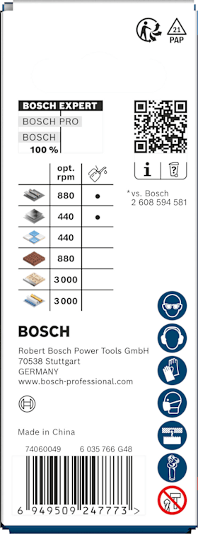 Bosch EXPERT Multi Material Power Change Plus-Lochsäge, 20 x 60 mm