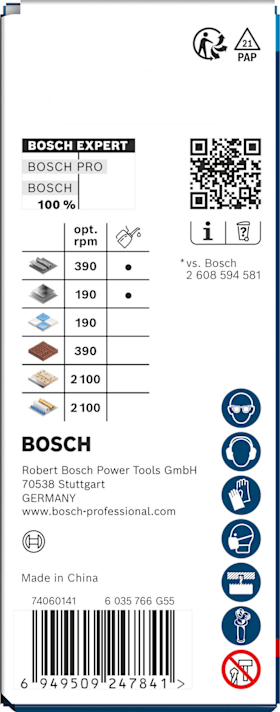 Bosch EXPERT Multi Material Power Change Plus-Lochsäge, 44 x 60 mm