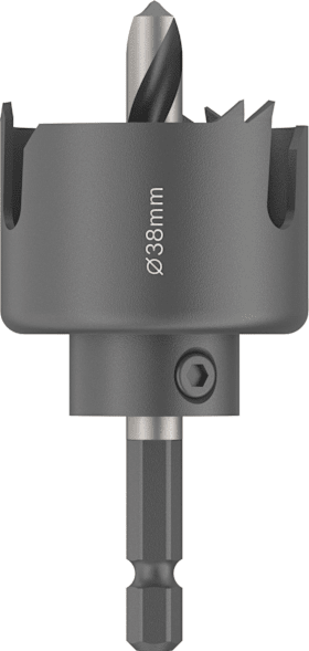 Bosch Wood and Drywall Lochsäge mit Aufsteckhalter, 38 x 27 mm