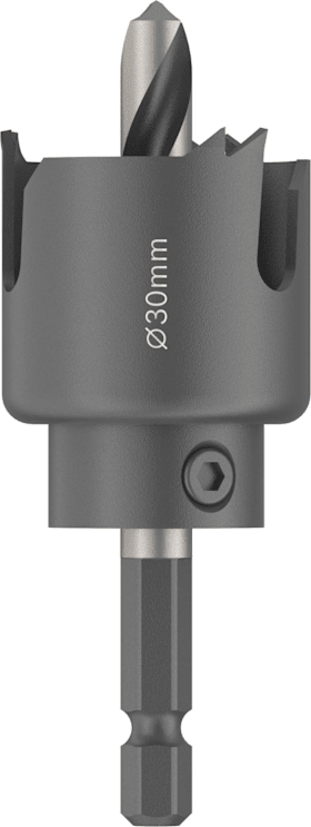 Bosch Wood and Drywall Lochsäge mit Aufsteckhalter, 30 x 27 mm