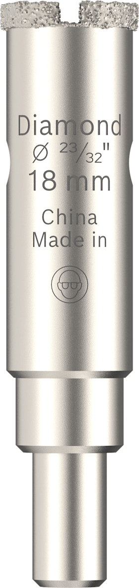 Bosch Tiles Lochsäge mit Aufsteckhalter, 18 x 40 mm