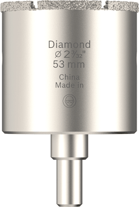 Bosch Tiles Lochsäge mit Aufsteckhalter, 53 x 40 mm