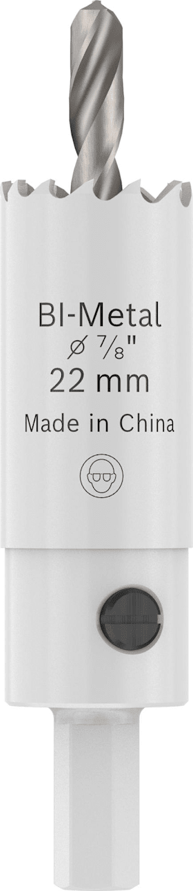 Bosch Multi Material Lochsäge mit Aufsteckhalter, 22 x 40 mm