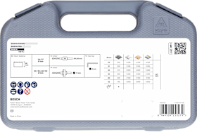 Bosch Multi Material Lochsägen-Set mit Gewinde, 24; 27; 32; 35; 40; 52 x 40 mm