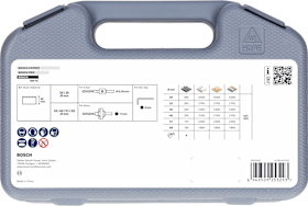 Bosch Multi Material Lochsägen-Set mit Gewinde, 20; 25; 35; 40; 51; 68 x 40 mm