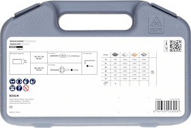 Bosch Multi Material Lochsägen-Set mit Gewinde, 19; 22; 29; 38; 44; 51 x 40 mm