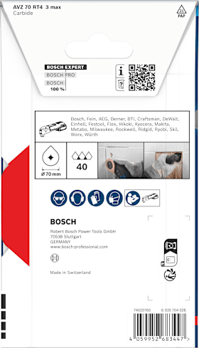 Bosch EXPERT AVZ 70 RT4 3 max Fugenentfernungsplatte, Ø 70 mm