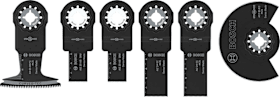 Bosch Holz- und Weichmetall-Blatt-Set für oszillierende Multifunktionswerkzeuge,6-tlg.