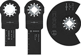 Bosch Holz- und Weichmetall-Blatt-Set für oszillierende Multifunktionswerkzeuge,3-tlg.