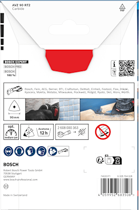Bosch EXPERT AVZ 90 RT2 Schleifplatte, 90 mm