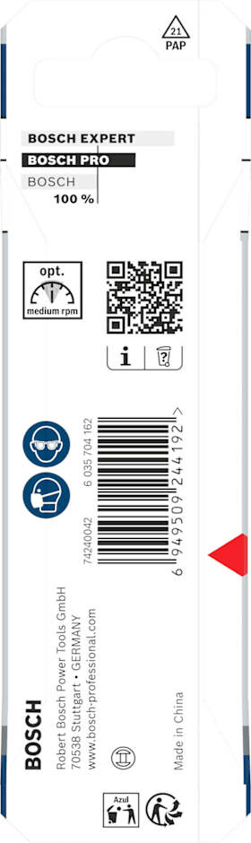 Bosch PRO Wood Holzspiralbohrer, 5x50x86 mm