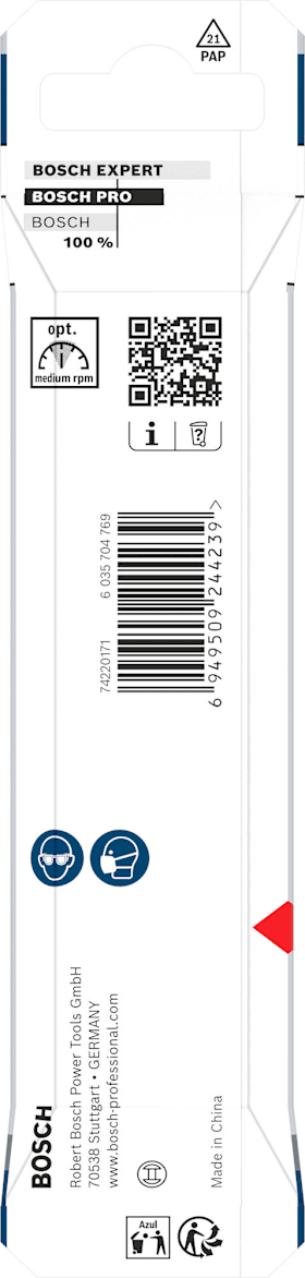 Bosch PRO Wood Holzspiralbohrer, 9x80x120 mm