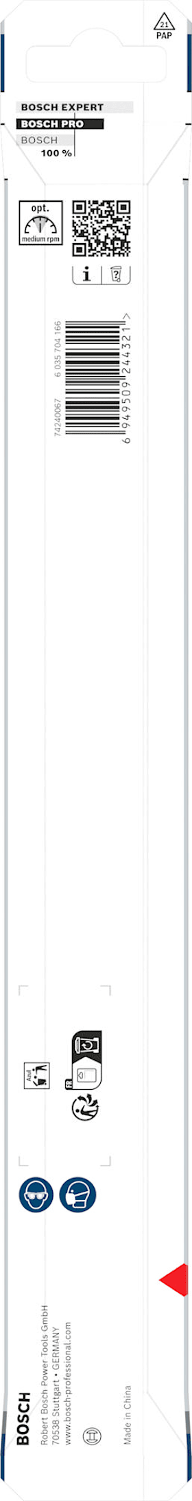 Bosch PRO Wood Holzspiralbohrer, 6x190x250 mm