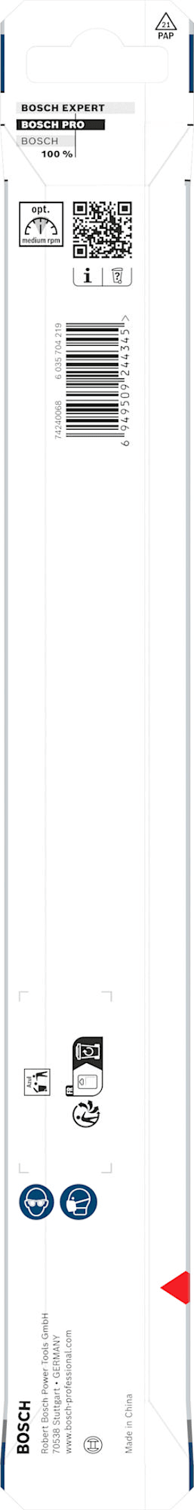 Bosch PRO Wood Holzspiralbohrer, 10x190x250 mm