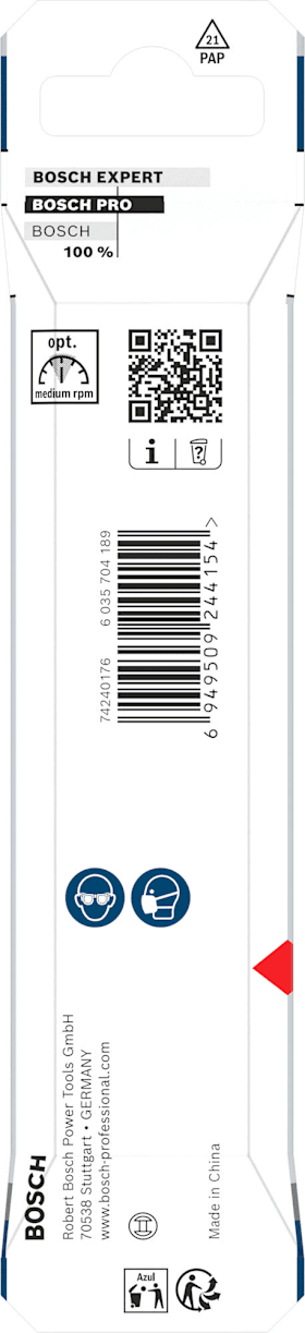 Bosch PRO Wood HSS-Holzspiralbohrer, 8x75x117 mm