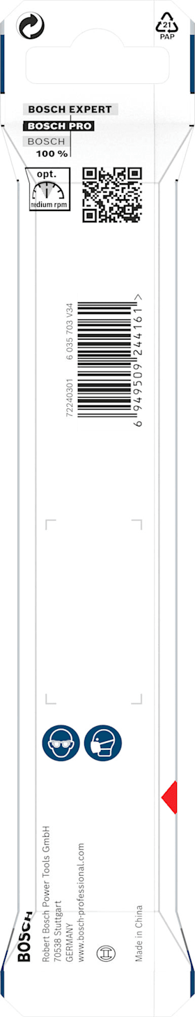 Bosch PRO Wood HSS-Holzspiralbohrer, 10x87x133 mm