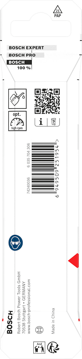 Bosch Metal HSS Spiralbohrer, 5,5 x 57 x 98 mm, HEX 1/4 Schaft