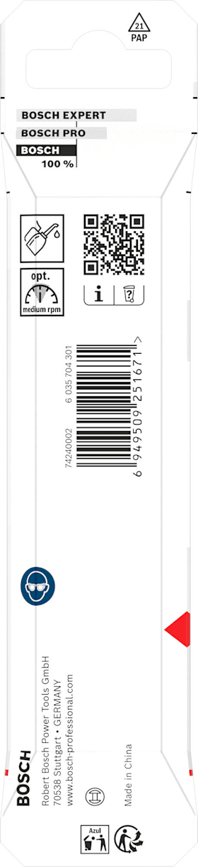 Bosch Metal HSS Spiralbohrer, 6,5 x 63 x 101 mm, CYL-Schaft