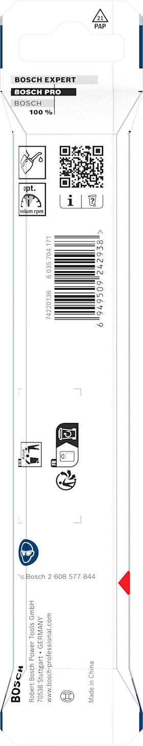 Bosch PRO Metal HSS-G Impact Spiralbohrer, 9 x 81 x 125 mm
