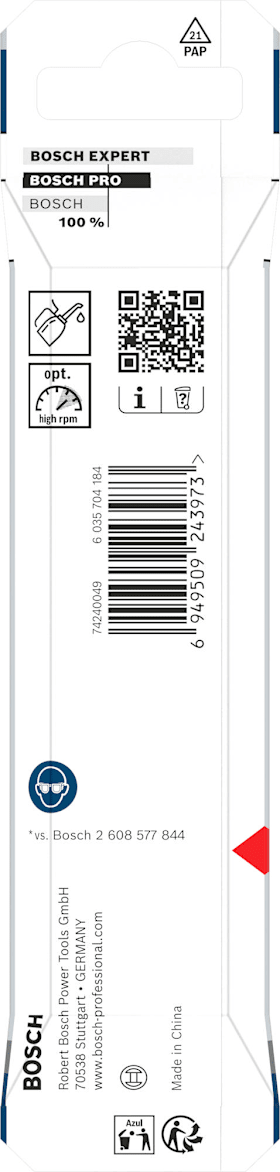 Bosch PRO Metal HSS-G Spiralbohrer, 4,5 x 82 x 126 mm