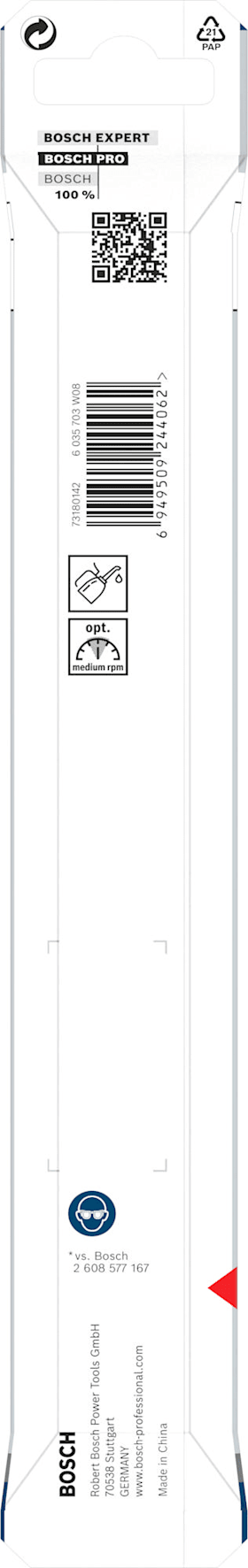 Bosch PRO Metal HSS-G Spiralbohrer, 10 x 121 x 184 mm