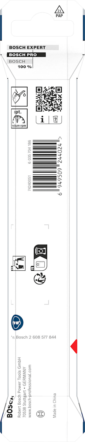 Bosch PRO Metal HSS-G Spiralbohrer, 6,5 x 97 x 148 mm