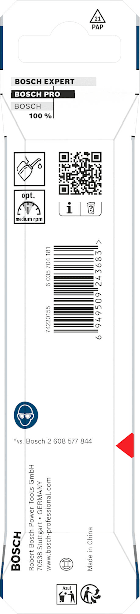 Bosch PRO Metal HSS-G Spiralbohrer, 8,5 x 75 x 117 mm