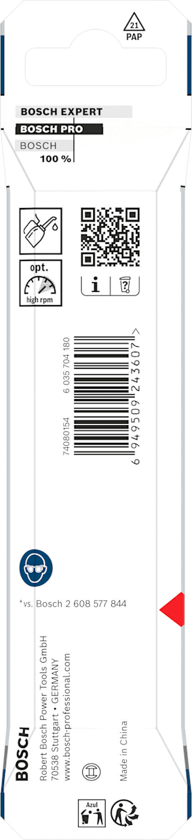 Bosch PRO Metal HSS-G Spiralbohrer, 5,5 x 57 x 93 mm