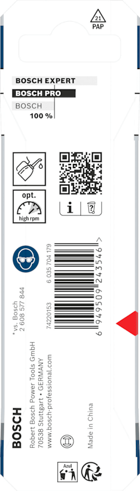 Bosch PRO Metal HSS-G Spiralbohrer, 4,5 x 47 x 80 mm