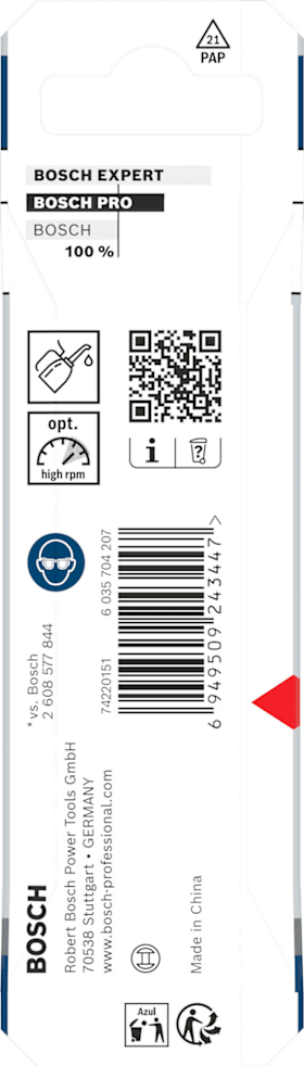 Bosch PRO Metal HSS-G Spiralbohrer, 2,6 x 30 x 57 mm
