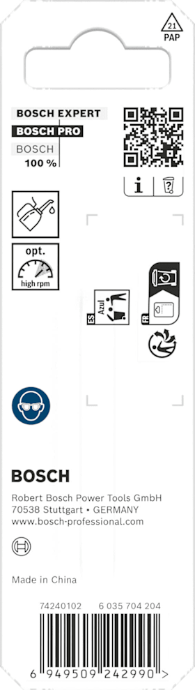 Bosch PRO Stainless Steel HSS-Co Spiralbohrer, 1,5 x 18 x 40 mm