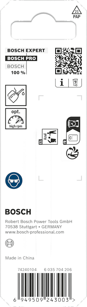 Bosch PRO Stainless Steel HSS-Co Spiralbohrer, 2 x 24 x 49 mm