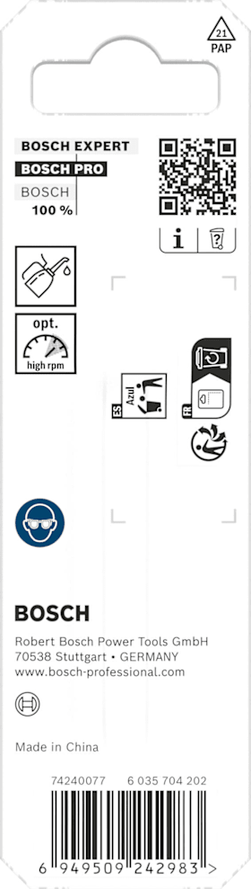 Bosch PRO Stainless Steel HSS-Co Spiralbohrer, 1 x 12 x 34 mm