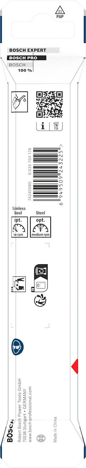 Bosch PRO Stainless Steel HSS-Co Spiralbohrer, 9 x 81 x 125 mm