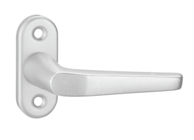 Dieckmann Fenstergriff 1512 Standard oval Vierkant 7/35 naturfarben eloxiert