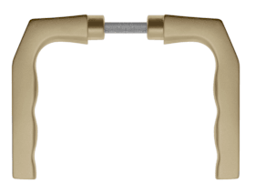 edi Drückerpaar 2125, 10mm, TS 65-75,F4 eloxiert