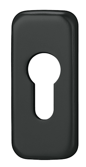 edi Schlüsselrosette Keto 0812/9003 innen,eck. o.No,PZ,9mm,tiefschw.