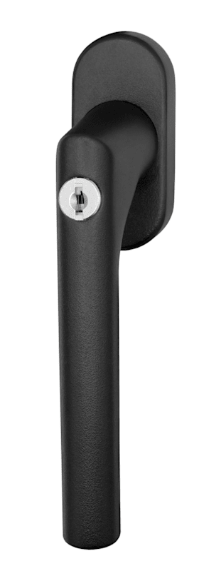 edi Fenstergriff Janus 1010/3030,abschl.,100N·m,7/30,TBT,gl.1400 RAL 9005