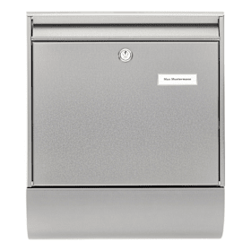 BURG-WÄCHTER | Briefkasten + Box | BORKUM-SET 38770 Ni | Edelstahl