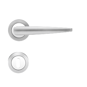 DRÜCKERGRT. DENVER R230BB CHROM/CHROMMATT M. 3.TLG.ROS. R230BB056