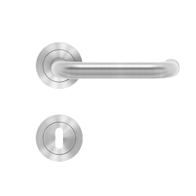 DRÜCKERGRT. ER27BBL71 3-TLG.ROS. KRETA LINKS EDELSTAHL MT.